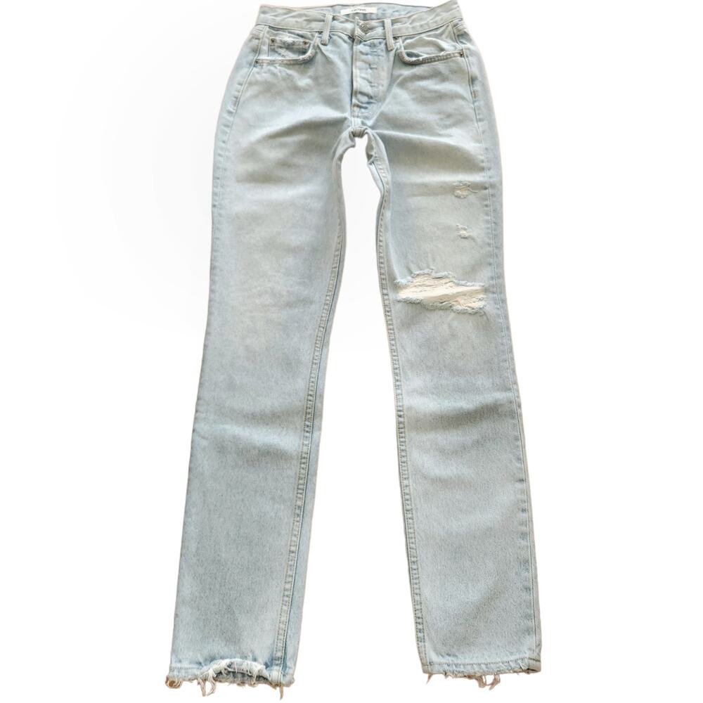 GRLFRND Karolina distressed skinny leg high waist jeans in Out Of Love Sz 23 NEW
